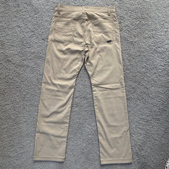 Prana Pants Mens 32Wx32L Brown Slim Fit Hiking Outdoor Adventure - Excel. Cond. - Picture 10 of 13